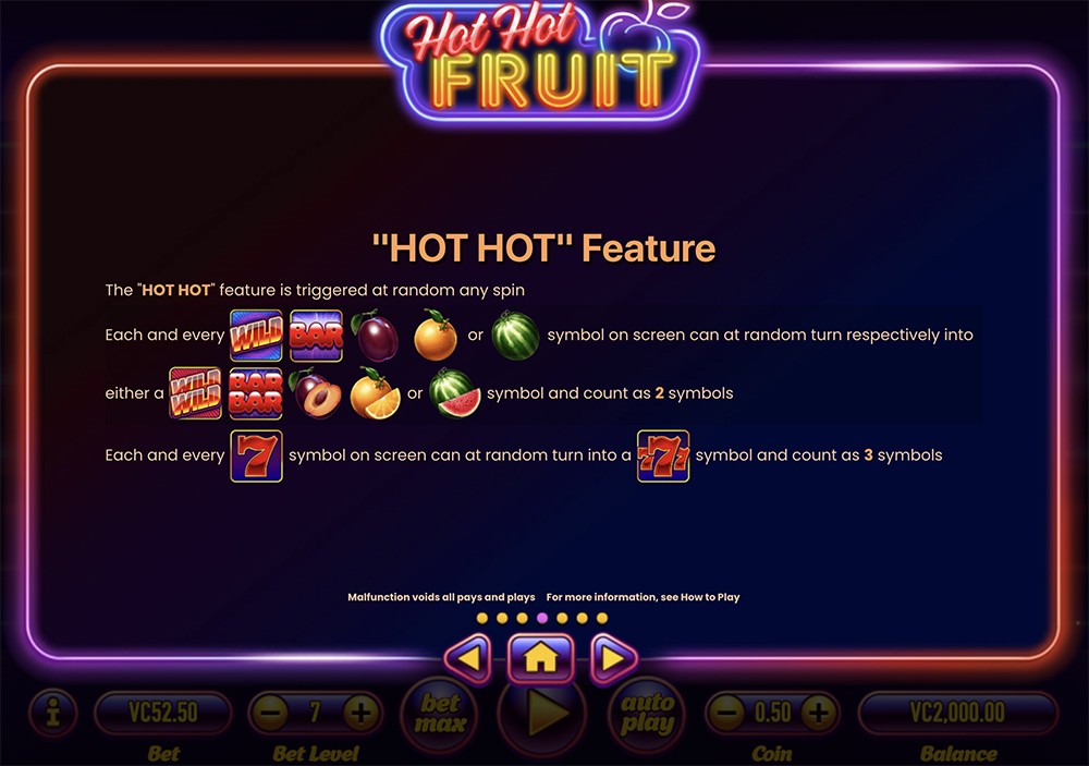 hothot feature rules