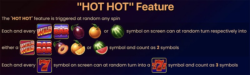 rules for "hothot" feature