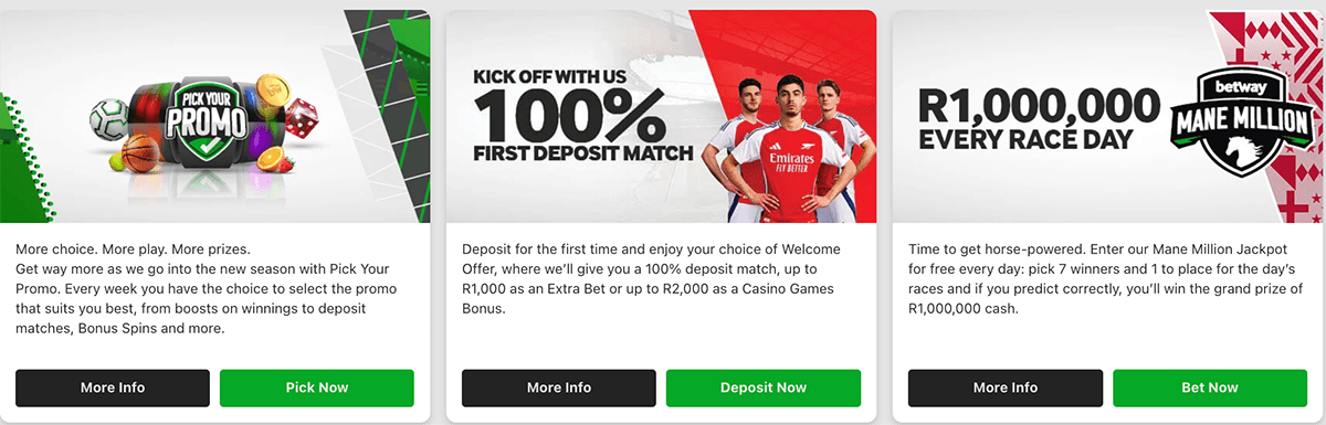 sport promotion in betway